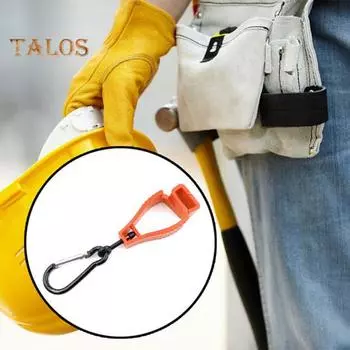 Зажим для хранения, суперзажимная сила, нескользящая ручка, разноцветная креативная перчатка, зажим с защитой от потери, бытовые принадлежности жёлтый