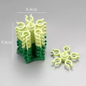 Зажим для хранения вращающегося челночного сердечника Stack n Store Bobbin Tower Съемный сборный челночный сердечник Tower Clip зелёный