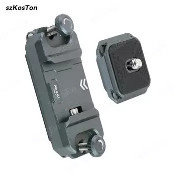 Зажим для камеры с пластиной для быстрого крепления на ремень, держатель для цифрового зеркального фотоаппарата Canon Sony Nikon