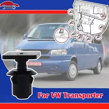 Зажим для карт дверной панели автомобиля, ремонт крыши, фиксатор обшивки потолка, заклепка для VW Transporter T4 T5 1990 1991 1992 1993-2015 20X