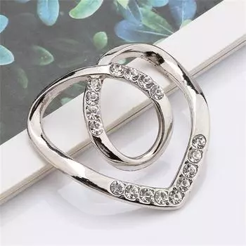 Зажим для кольца на шарф-зажимы для галстуков на футболках, угловая завязка для одежды, пуговица для женщин, модная металлическая застежка для рубашки, пряжка One Size