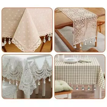 Зажим для костюма, подвеска, металлическая капля воды, 4 шт., скатерть, подвеска-призма, хрустальное стекло 10cm