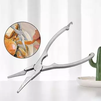 Зажим для крабовой клешни из нержавеющей стали 304, простой инструмент для крабовой клешни, бытовой зажим для ног мохнатого краба, инструмент для очистки крабов