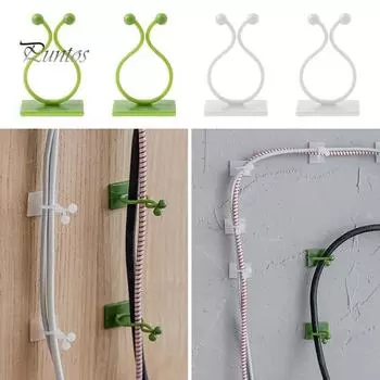 Зажим для крепления растений, настенный зажим для фиксации лозы, самоклеящийся крючок, невидимые зажимы для поддержки растений, вьющиеся растения для помещений и улицы 50pcs зелёный