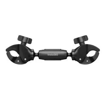 Зажим для крепления селфи-палки на мотоцикле чёрный