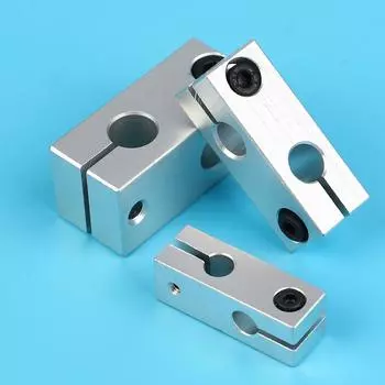 Зажим для крепления столба, вертикальный, фиксированный диаметр, крепление из алюминиевого сплава, оптическое