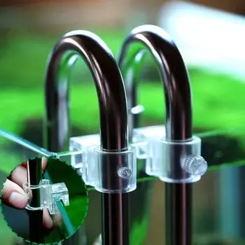 Зажим для крепления трубы для впуска и выпуска воды в аквариуме, зажим для шланга для кормления аквариума, фиксированные зажимы для шланга для воды M