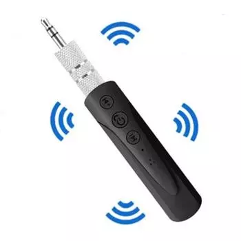 Зажим для лацкана 3,5 мм стерео аудио беспроводной Bluetooth-совместимый адаптер-приемник для динамика