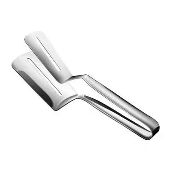 Зажим для лопатки для жарки, кухонная утварь из нержавеющей стали, зажим для стейка, щипцы для гриля, кухонные принадлежности, принадлежности для барбекю, походные инструменты