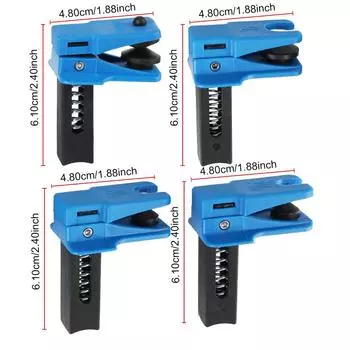 Зажим для масляного шланга, зажим для автомобильного тормозного сопла, автомобильные аксессуары, инструмент для заглушки труб, чтобы предотвратить разливы масла, 4 шт., автомобильный ремонт синий