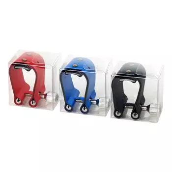 Зажим для мундштука для альт-саксофона, красочная U-образная мягкая пряжка для звукоснимателя, часть для саксофона-кларнета красный