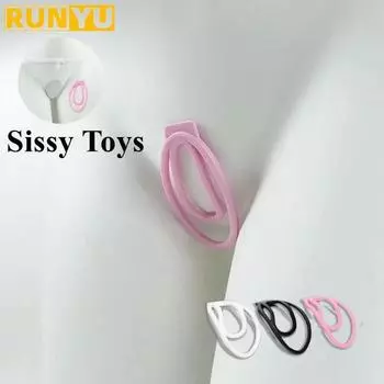 Зажим для мужских трусиков целомудрия с вилкой, обновление трусиков, устройство целомудрия, мужской имитатор, женский зажим для тренировки киски, клетка для члена, сексуальная 1pc