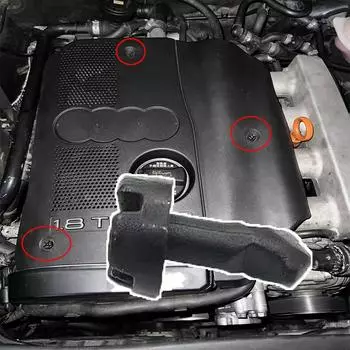 Зажим для накладки крышки двигателя для Vw: Пассат Б5 Шкода Суперб Сеат Эксео 10X