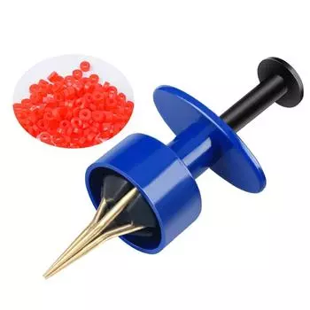 Зажим для насадки Зажим для насадки мотыль Портативное устройство для насадки земляного червя 1 комплект Лески Насадки Эластичные рыболовные аксессуары