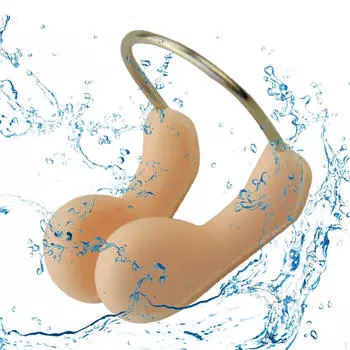 Зажим для носа для плавания Силиконовые носовые заглушки для женщин и мужчин Аксессуары Легкий Компактный Защитный Водонепроницаемый