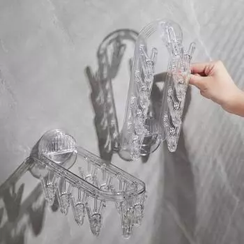 Зажим для носков, степень вращения одежды, настенные складные трусы, противоскользящая присоска, большая вместимость, 90, держатель для сушки полотенец, зажим для носков белый