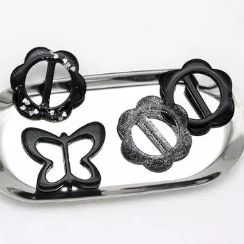 Зажим для одежды Цветок Круглый Аксессуары для одежды Сердце Пряжка для шарфа Пряжка для одежды Зажимы для футболок Смола B