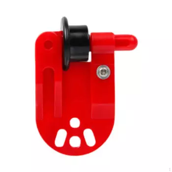 Зажим для освобождения лески для даунриггера и снастей красный
