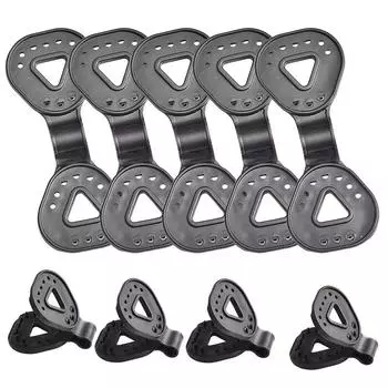 Зажим для пленки для теплицы, сельское хозяйство, солнцезащитные зажимы, зажимы для сетки от насекомых, зажим для крепления экрана с защитой от насекомых 10pcs