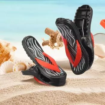 Зажим для пляжного стула, держатель для полотенец, в форме шлепанца, с высокой прочностью, пружиной и большим трением, противоскользящий, декоративный держатель для полотенец на шезлонге