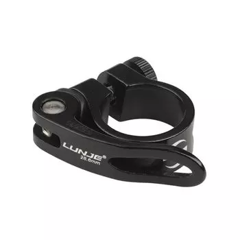 Зажим для подседельного штыря, зажим для велосипедного сиденья, быстросъемный зажим для подседельного штыря, материал из алюминиевого сплава, легкий, прочный, сильный, простой в установке (черный