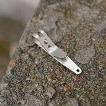 Зажим для подвески мини-карманной сумки из нержавеющей стали с карабином для ключей