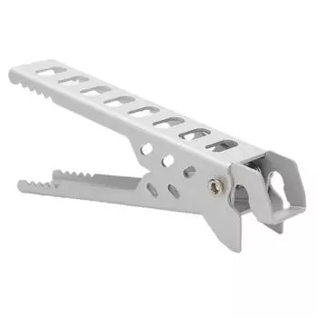 Зажим для посуды, устойчивый к ожогам, аксессуары для пикника, походная утварь, зажим для барбекю, щипцы для торта, микроволновая печь, зажим для еды, инструмент для еды. чёрный