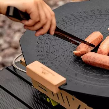 Зажим для приготовления пищи на открытом воздухе Щипцы для еды из нержавеющей стали Зажим для стейков на гриле Походная посуда для пикника Кемпинг