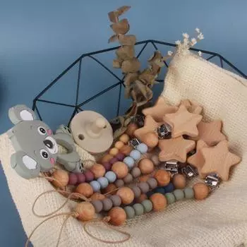 Зажим для прорезывателей, шикарный буковый лес, пищевые товары для дома