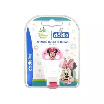 Зажим для пустышки с лентой Dodie Minnie