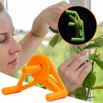 Зажим для растений Ветви растений Бендер Стебель Тренажер Зажим Регулируемый компактный размер Портативные универсальные зажимы для дрессировки растений Аксессуары зелёный