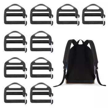 Зажим для ремня с крючком 25 мм, 1-дюймовый ремень, пряжка с открытым замком, соединительная застежка, скользящая пряжка, сменный слайдер для лестницы