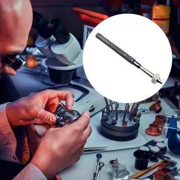 Зажим для ремонта часов, противоскользящий, эргономичный, легкий, ручная дрель для дома Gray Without Hole