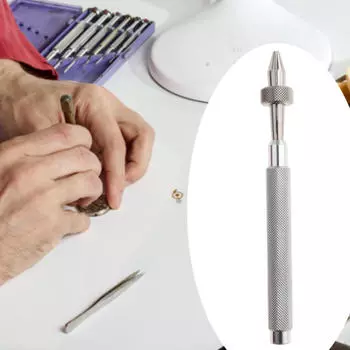 Зажим для ремонта часов, ручной противоскользящий ручная дрель, аксессуар для обслуживания ювелирных изделий, домашнего ремонта without Hole