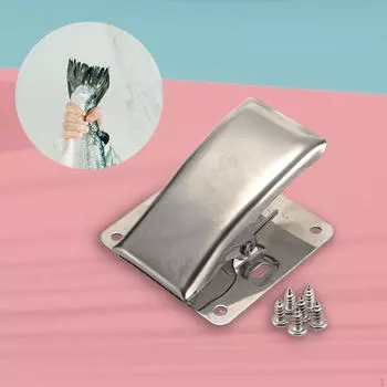 Зажим для рыбьего хвоста, филейный зажим, домашний металлический с крепежными винтами, аксессуары для глубоких губок,