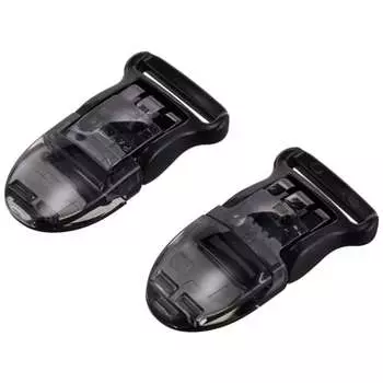 Зажим для рыбы KIYOHARA Sankokko для плоской ленты, 2 шт., ширина 15 мм, черный SUN90-101