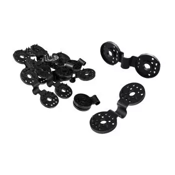 Зажим для сетки от солнца Пластиковый прочный фиксирующий зажим Крючок для сетки ограждения Домашняя теплица Палатка Садовые инструменты Аксессуары ,20cps