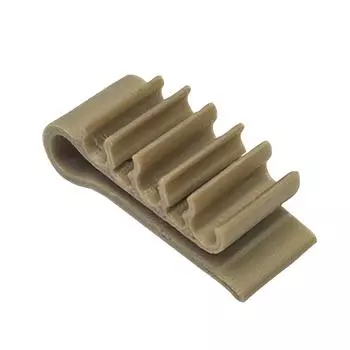 Зажим для шляпы - Держатель для сидений для гольфа - Подходит для шляп с полями и козырьков - Вмещает 5 сидений для гольфа для быстрого и легкого доступа One Size коричневый