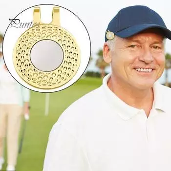 Зажим для шляпы для гольфа, магнитный держатель для мяча для гольфа, мужские и женские шляпы для гольфа, брюки, сумки, козырьки, ремни, металлический зажим, аксессуары для гольфа, подарок для энтузиастов серебряный