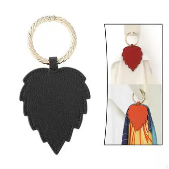 Зажим для шляпы для путешествий на держателе Шляпы с широкими полями Сумочка-кошелек чёрный