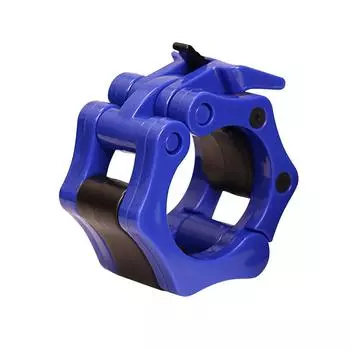 Зажим для штанги 2-дюймовый зажим для штанги 2-компонентный штанга для тяжелой атлетики быстросъемный One Size синий