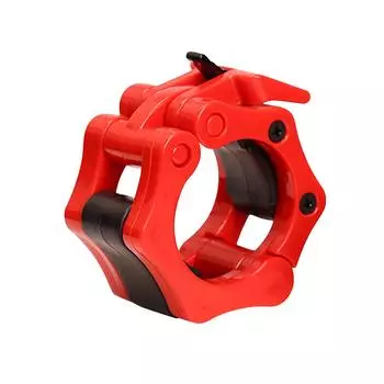 Зажим для штанги 2-дюймовый зажим для штанги 2-компонентный штанга для тяжелой атлетики быстросъемный One Size красный