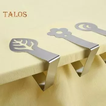 Зажим для скатерти из нержавеющей стали, надежная прочная фиксация, антикоррозийный зажим для скатерти для домашних обеденных столов