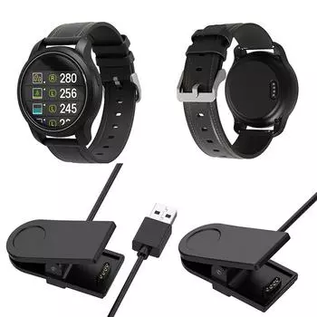 Зажим для смарт-часов, кабель для зарядки, USB-шнур, док-станция, адаптер, провод питания для наручных часов Golf Buddy W12