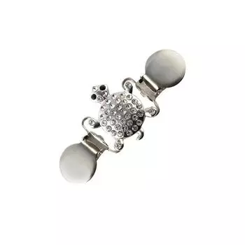 Зажим для соединения кардигана, зажим для свитера, пряжка для шарфа, индивидуальный зажим, модный шарф, черепаха, бриллиант 4*9CM