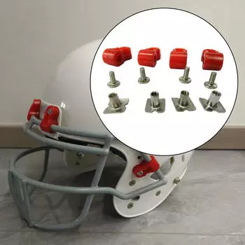 Зажим для солнцезащитного козырька для регбийного шлема, винт, простая установка, быстросъемное универсальное компактное крепление