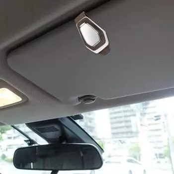 Зажим для солнцезащитных очков для автомобильного козырька, держатель для очков, зажим для козырька, держатель для солнцезащитных очков, органайзер для солнцезащитного козырька жёлтый