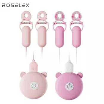 Зажим для сосков Roselex и массажер для груди, вибрирующий стимулятор для яиц Lawless Nipple Clamps