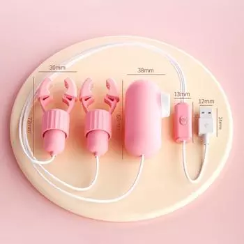 Зажим для сосков Вибратор для сосания языка Вибрационный массажер для женщин Массаж груди Клитор половых губ Стимуляция Массажер Секс-игрушка A1