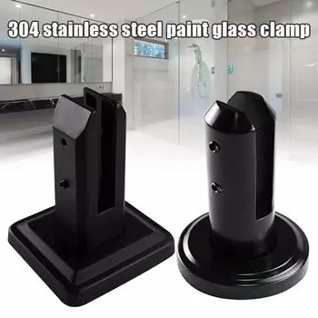 Зажим для стекла из нержавеющей стали для безрамных стеклянных панелей ограждения бассейна Square